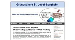 Desktop Screenshot of grundschule-bergheim.de